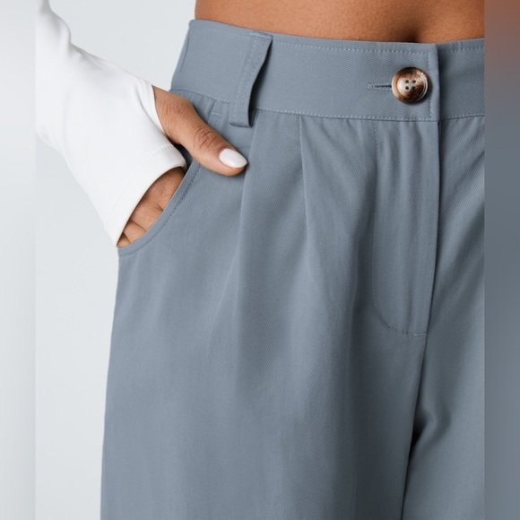 Halara Mid Rise Casual Cotton Joggers with Pockets - Picture 4 of 6